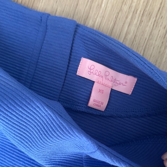 Lilly Pulitzer Vibrant Blue Ribbed Knit Dress - Picture 2 of 4